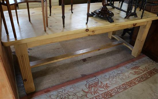 Pine refectory table